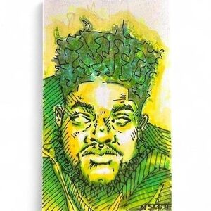 HANDMADE ORIGINAL 5X3 INDEX CARD ART BY NORA SCOTT @OFFNORADRENALINE